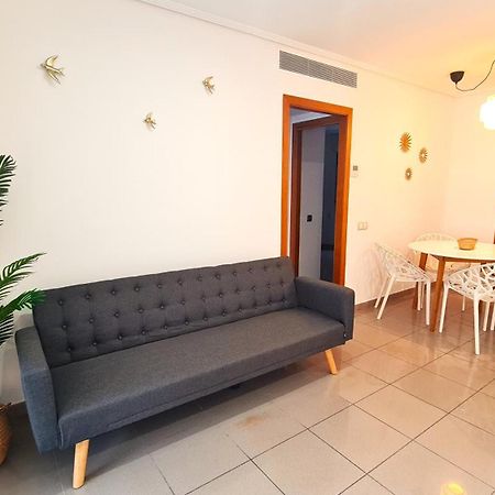 Beach Valencia Luxury D15-9 Apartment With Terrace And Sea Views With Two Rooms Bagian luar foto