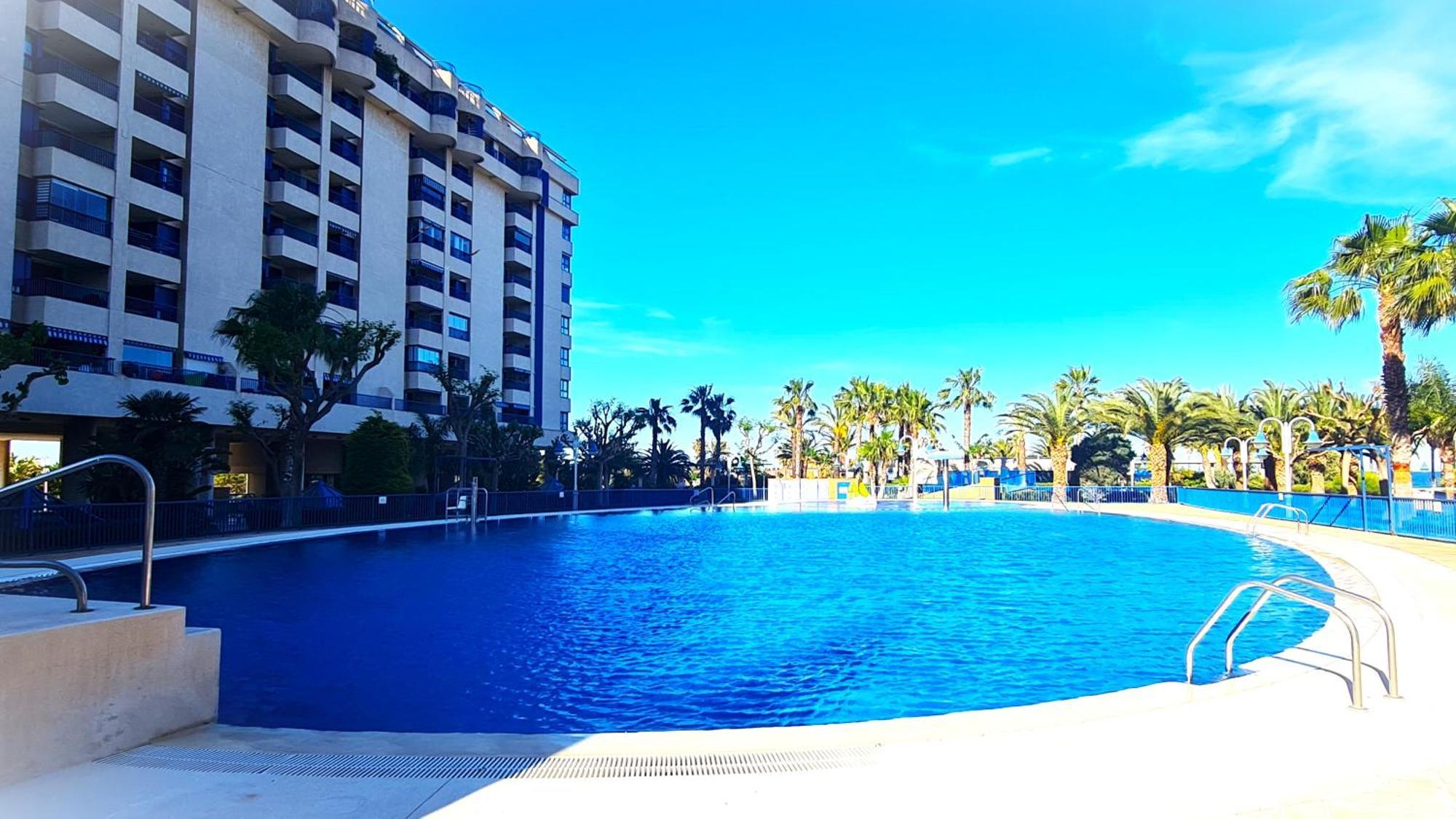 Beach Valencia Luxury D15-9 Apartment With Terrace And Sea Views With Two Rooms Bagian luar foto