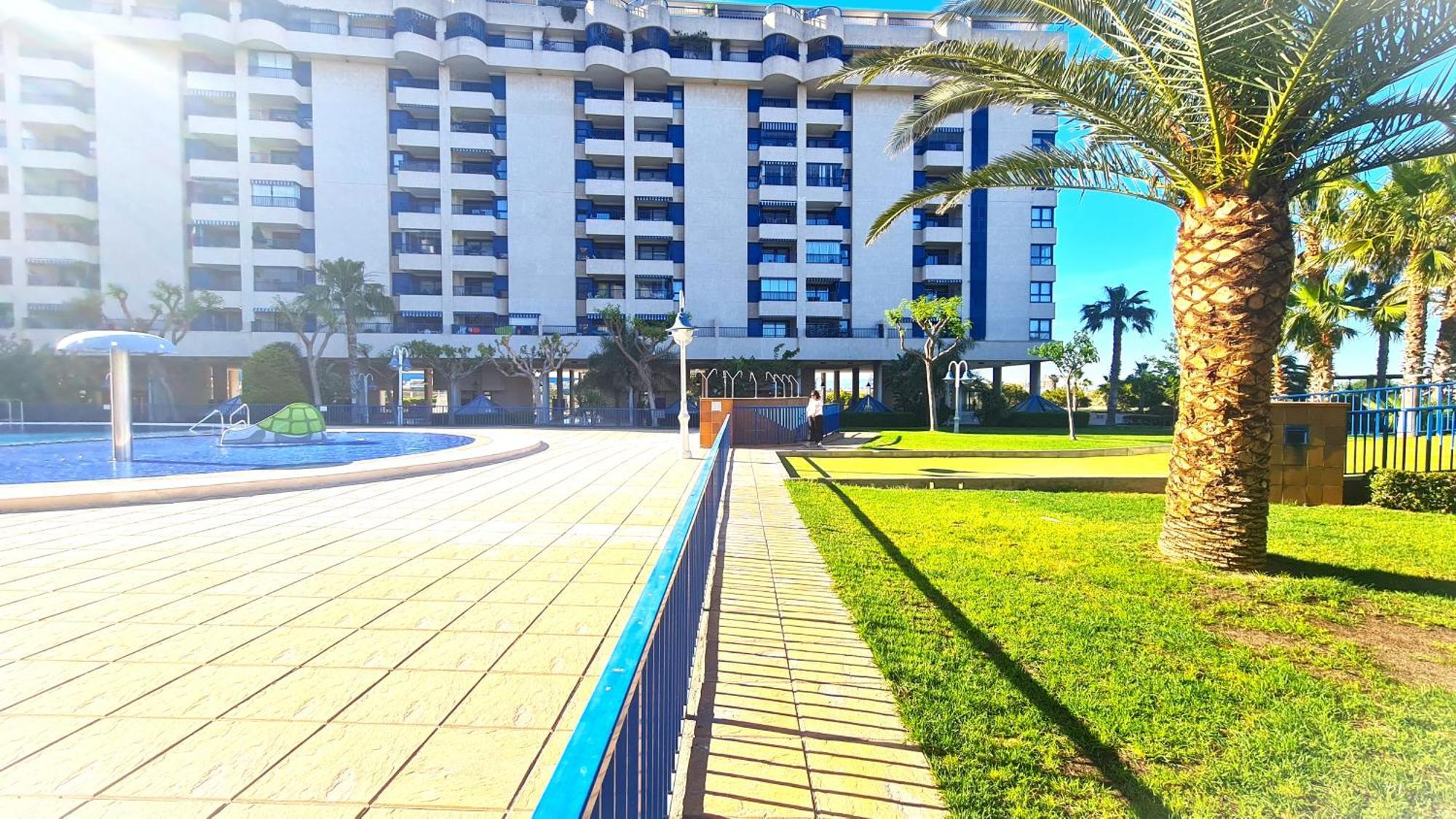 Beach Valencia Luxury D15-9 Apartment With Terrace And Sea Views With Two Rooms Bagian luar foto